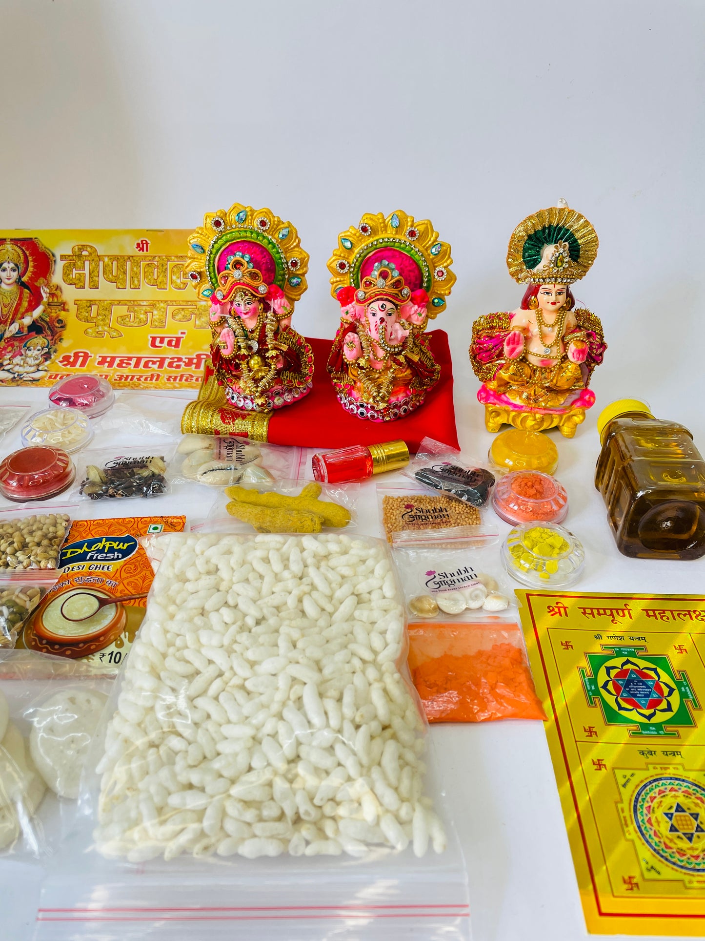 Shubh Aagman Diwali Pooja Box (32 items)