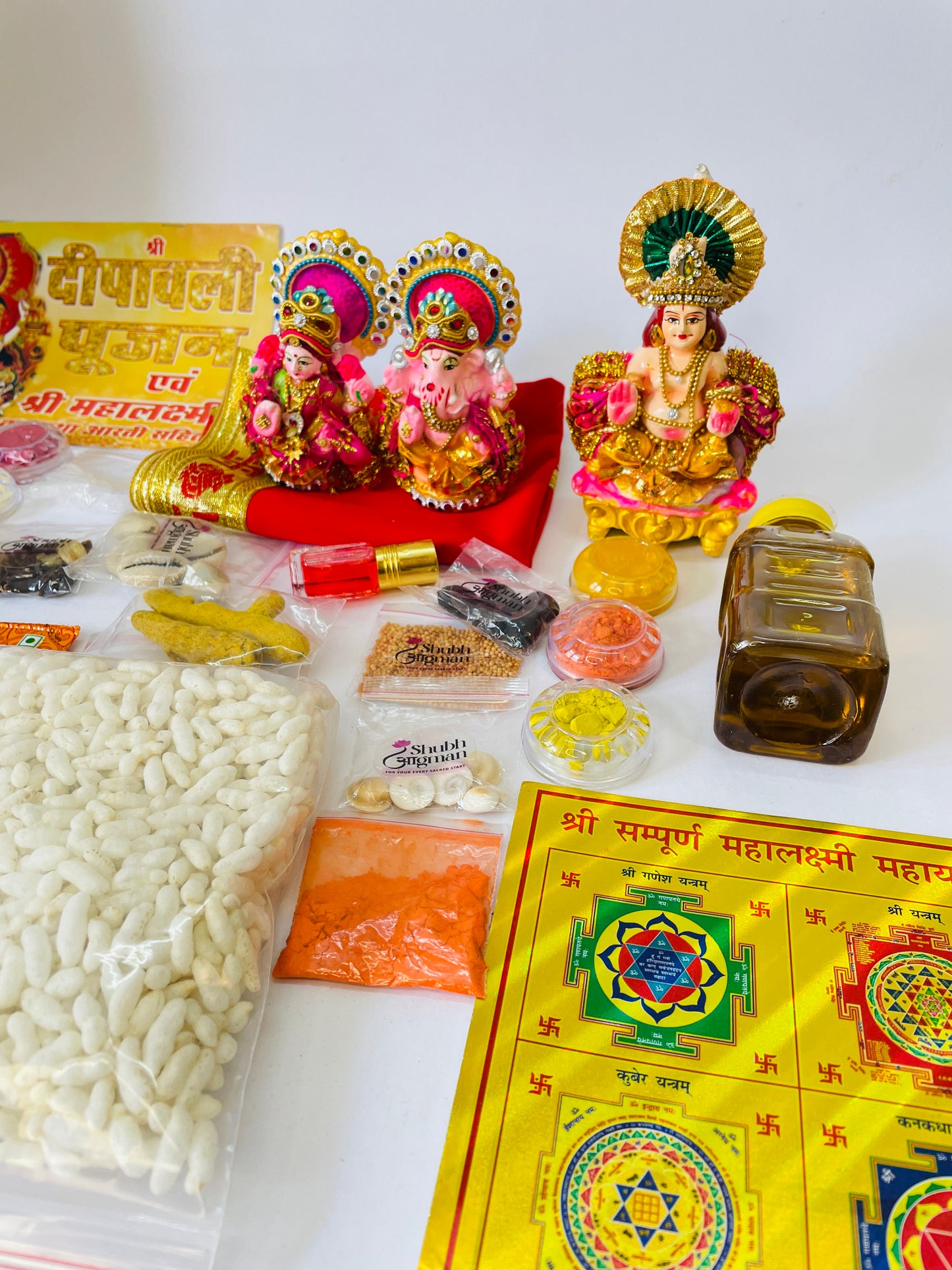 Shubh Aagman Diwali Pooja Box (32 items)