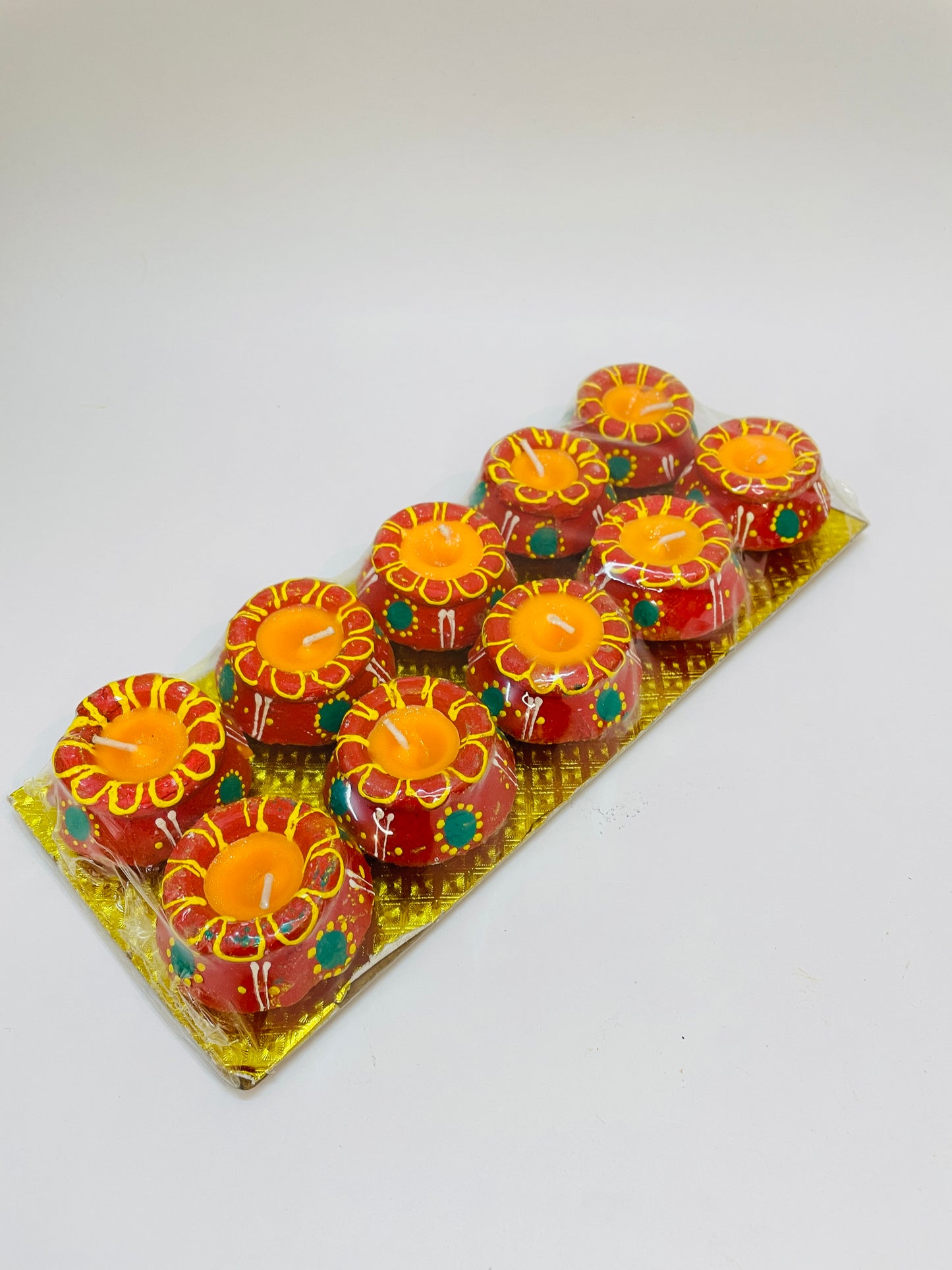 Handcrafted Decorative Matki Candles – Pack of 10