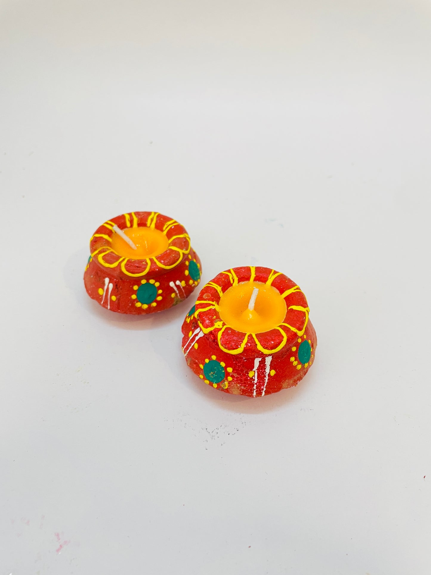 Handcrafted Decorative Matki Candles – Pack of 10