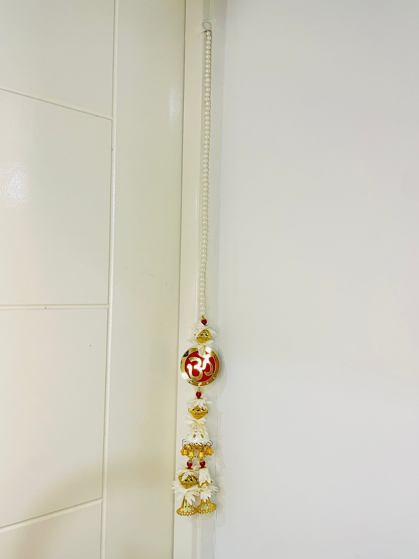 Handmade Om Ladi with Pearls & Bells (3 feet)