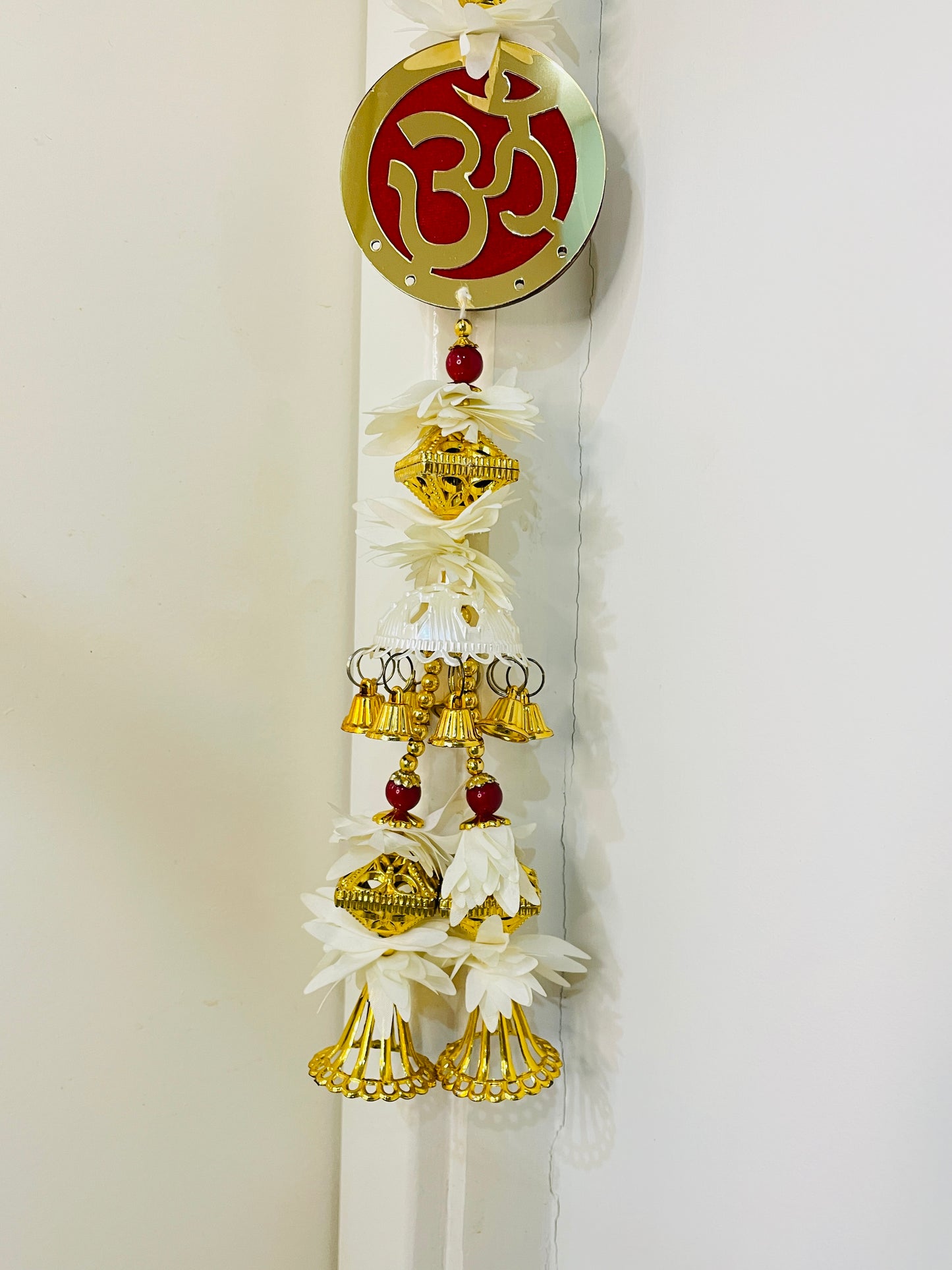 Handmade Om Ladi with Pearls & Bells (3 feet)