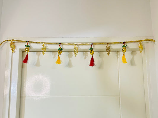 Golden Kalash Decorative Toran  – 3 Ft 3 Inch