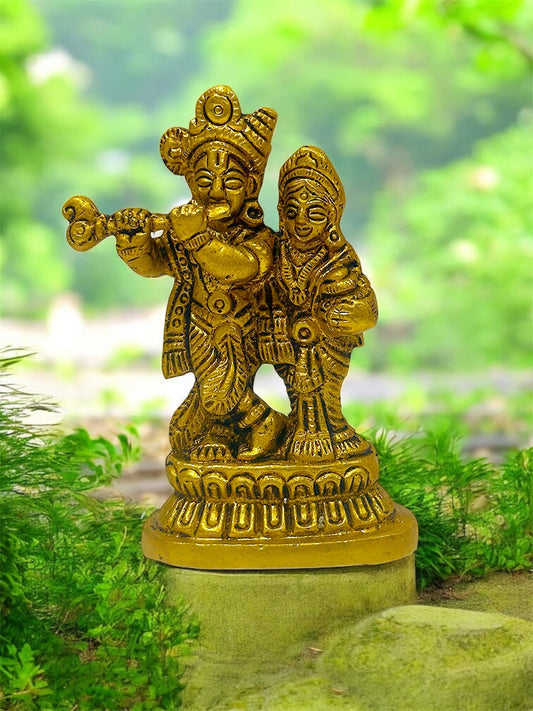Radha Krishna Jodi  Idol (Pure Brass)