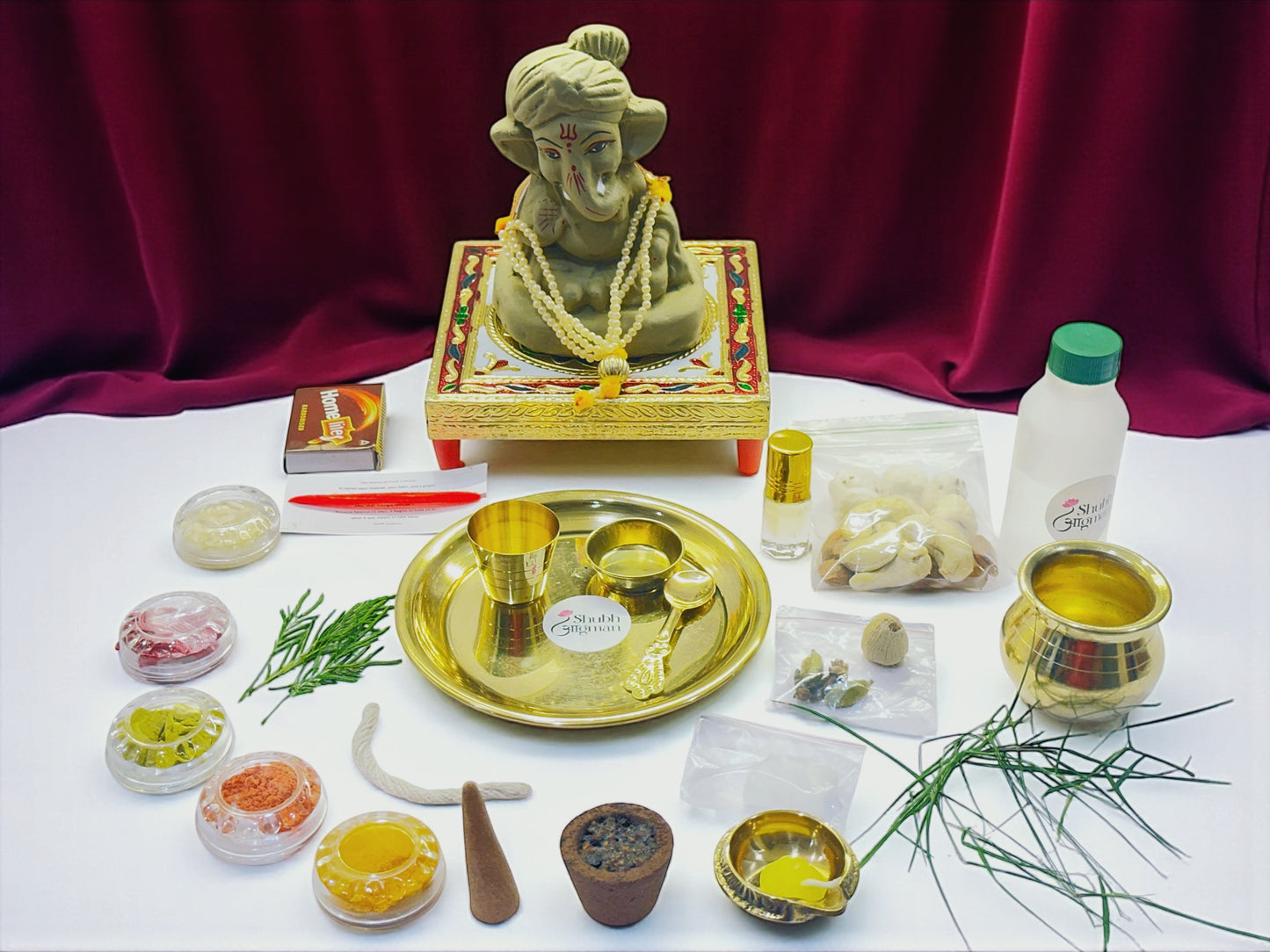 Eco-Friendly Ganpati Ji Pooja Box – Complete Ganesh Chaturthi Kit