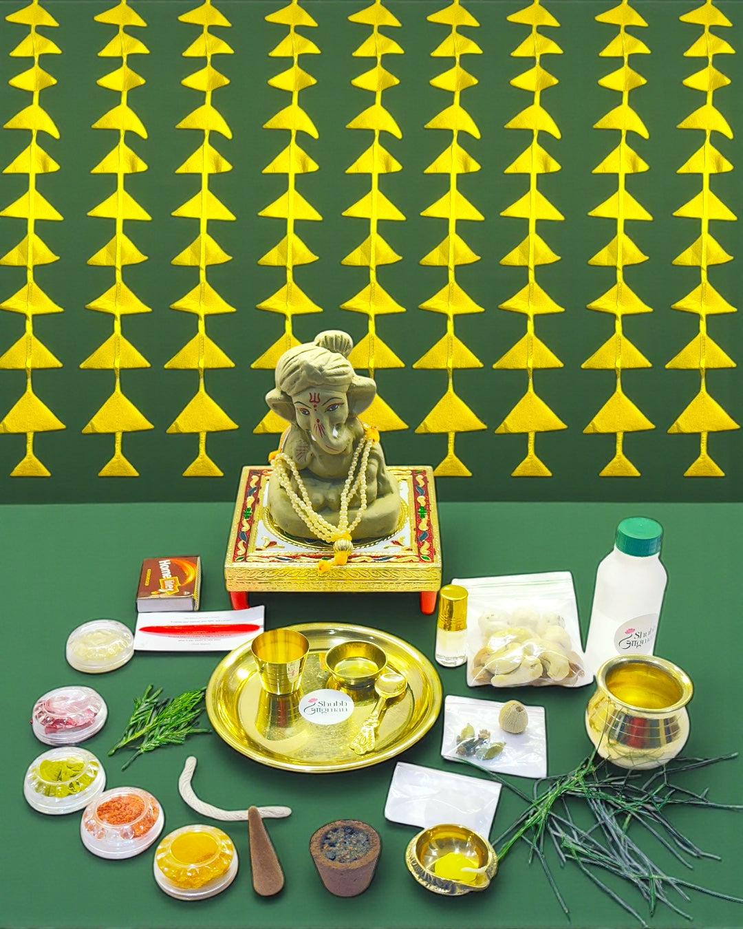 Eco-Friendly Ganpati Ji Pooja Box – Complete Ganesh Chaturthi Kit